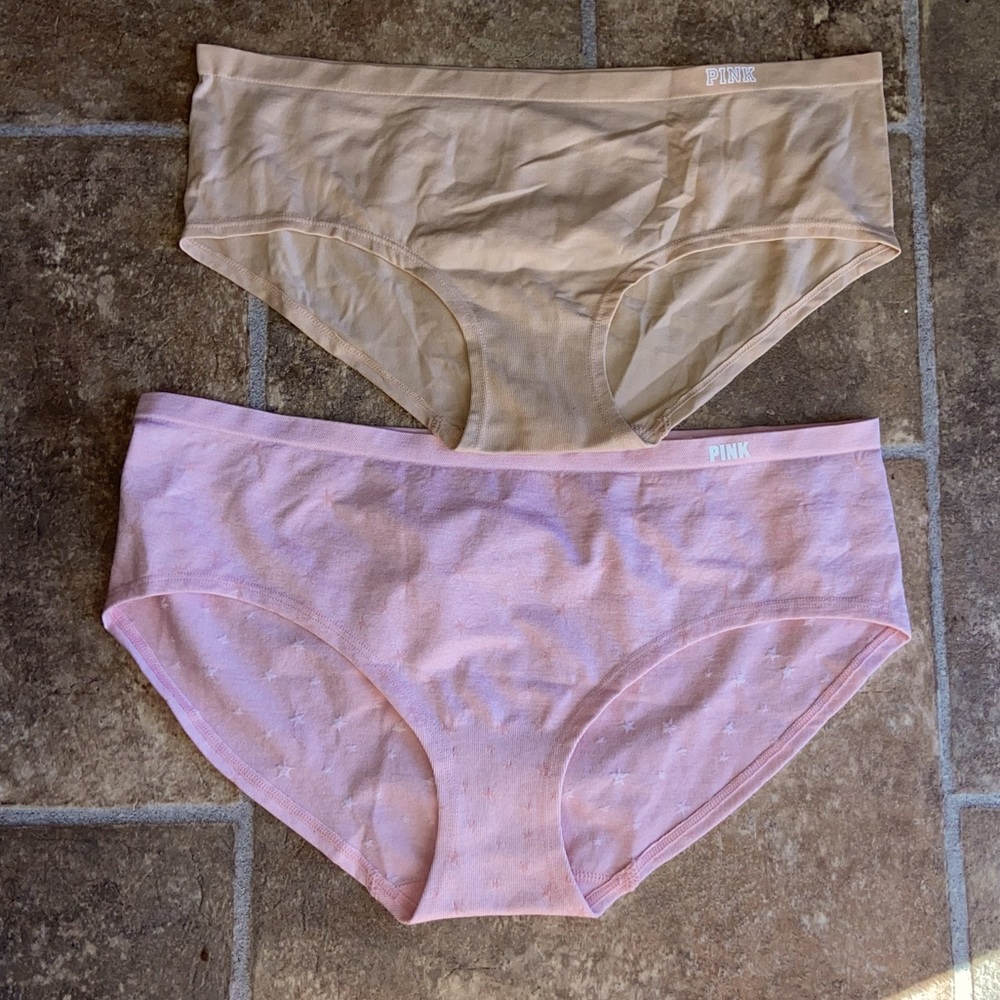 NEW! VS Pink 2 Pair Hipster Panties